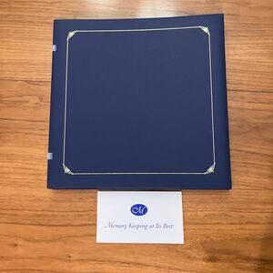 Creative Memories Album 12x12 Navy Blue New Open Package 15 Pages